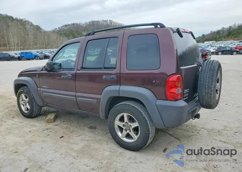 2004 Jeep Liberty Sport из США, поврежденный, VIN 1J4GL48K74W168542